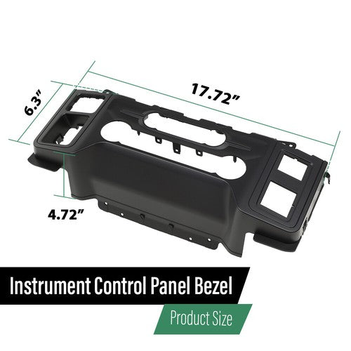 Solid Spare Fit For 21-23 Ford F-150 A/C Heater Climate Control Dash Center Console Bezel