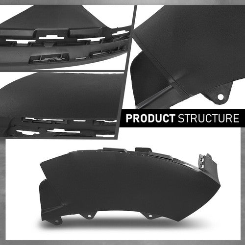 Solid Spare Front Bumper Left Lower Trim Fit For 16-22 Mercedes-Benz GLC X253 A2538857900