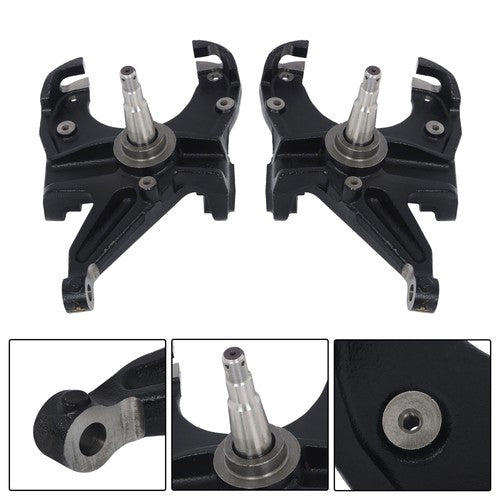 Solid Spare Drop Lowering Spindles kit w/ 1" Rotor 1975 1976-1986 1987 For Chevrolet C10
