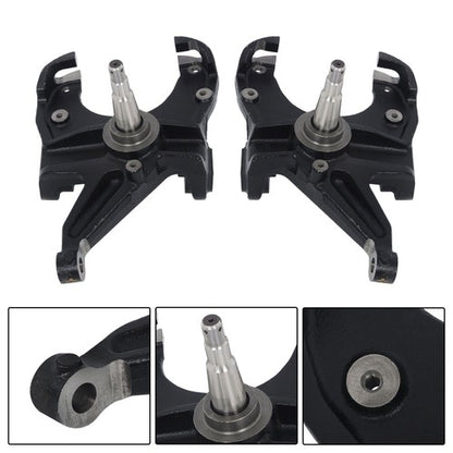 Solid Spare Drop Lowering Spindles kit w/ 1" Rotor 1975 1976-1986 1987 For Chevrolet C10