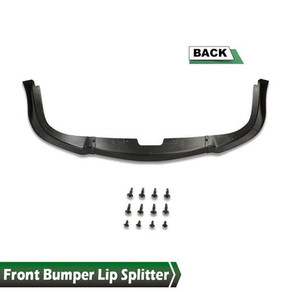Solid Spare Fit For 06-07 Subaru Impreza WRX STI Front Carbon Look Bumper Lip Splitter