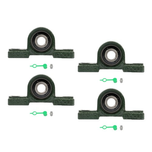Solid Spare New 4Pcs UCP202-10 Pillow Block Mounted Ball Bearing 5/8" Bore Cast Iron Base