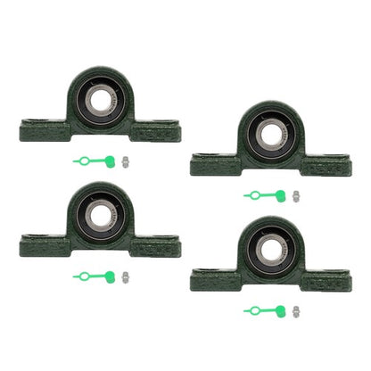 Solid Spare New 4Pcs UCP202-10 Pillow Block Mounted Ball Bearing 5/8" Bore Cast Iron Base