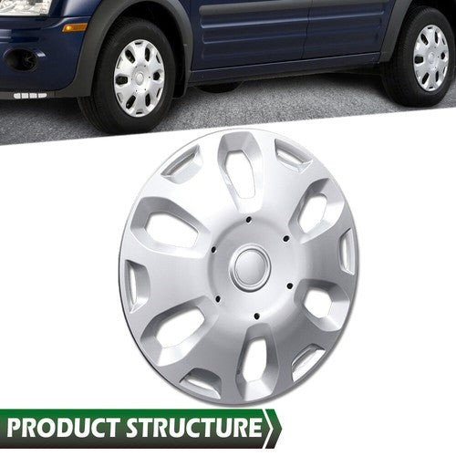 Solid Spare Fit For 2010-2013 Ford Transit Connect Van 15" Wheel Cover Hub Cap Full Rim Hub