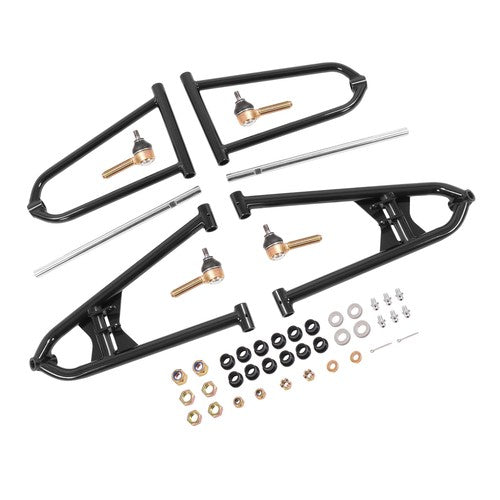 Solid Spare Fully Front Extended A Arms +2 +1 For Yamaha Raptor 700 700R 2006-2017 Chrome