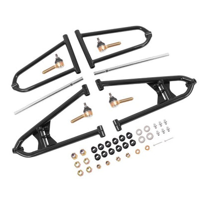 Solid Spare Fully Front Extended A Arms +2 +1 For Yamaha Raptor 700 700R 2006-2017 Chrome