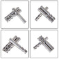 Solid Spare 3PC 1/2" Alu-Power 3 Flute Carbide End Mill for Aluminum x 1-1/4" Cutting Length