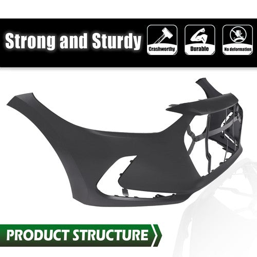 Solid Spare Front Bumper Cover Fit For 2017 2018 Hyundai Elantra 86510F3000 HY1000215