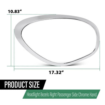 Solid Spare Headlight Trim Bezel Fit For 11-16 Mini Cooper Countryman Passenger Side