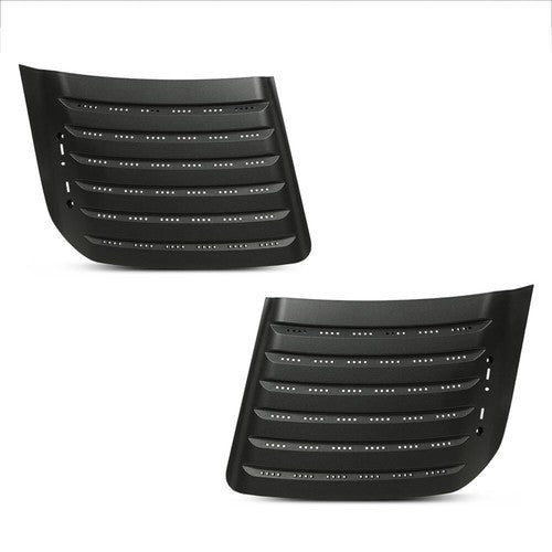 Solid Spare Fit For 2011-2014 Chevrolet Silverado 2500/3500 Left+Right Hood Panel Grille