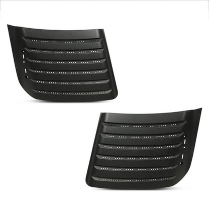 Solid Spare Fit For 2011-2014 Chevrolet Silverado 2500/3500 Left+Right Hood Panel Grille
