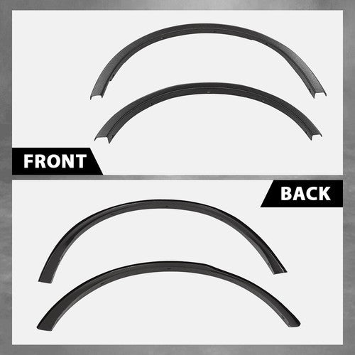 Solid Spare Fit For 2015 2016 2017 2018 2019 Subaru Outback Fender Flare Wheel Arch Molding