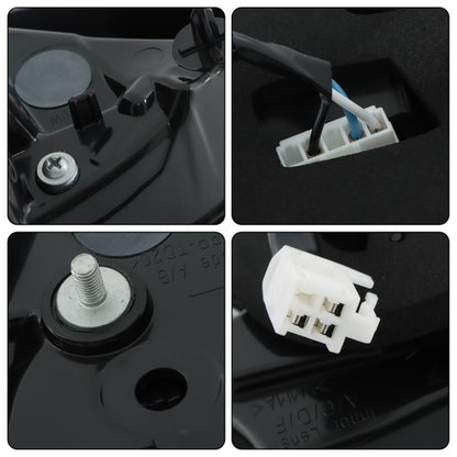 Solid Spare For Toyota Camry 2021 22 2023 LED Type Tail Light Driver/Left Side Black Housing