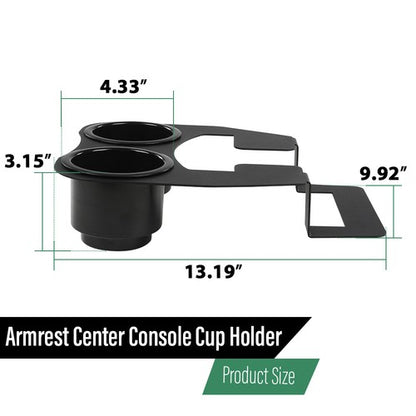 Solid Spare Fit For 95-99 Chevy Silverado 1500 C1500 OBS Truck Center Console Cup Holder