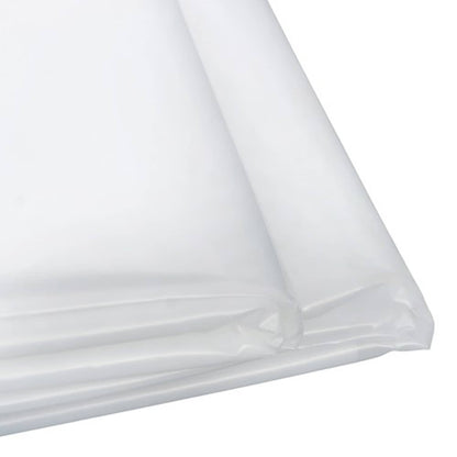 Solid Spare Clear Greenhouse Plastic Sheeting - 6 mil UV Resistant Polyethylene 13 × 25 FT