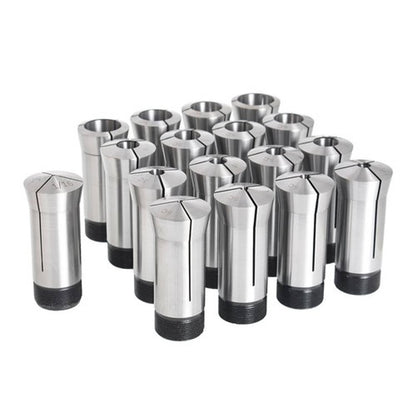 Solid Spare NEW 17 PK 1/16 - 1-1/16" 5C Round Collet Set By 16th Harden 0006" TIR