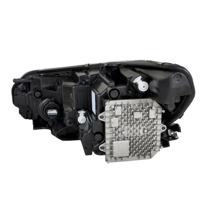 Solid Spare For Jeep Cheroke 2019-2022 Headlight Right/Passenger Side Single Clear Lens LED