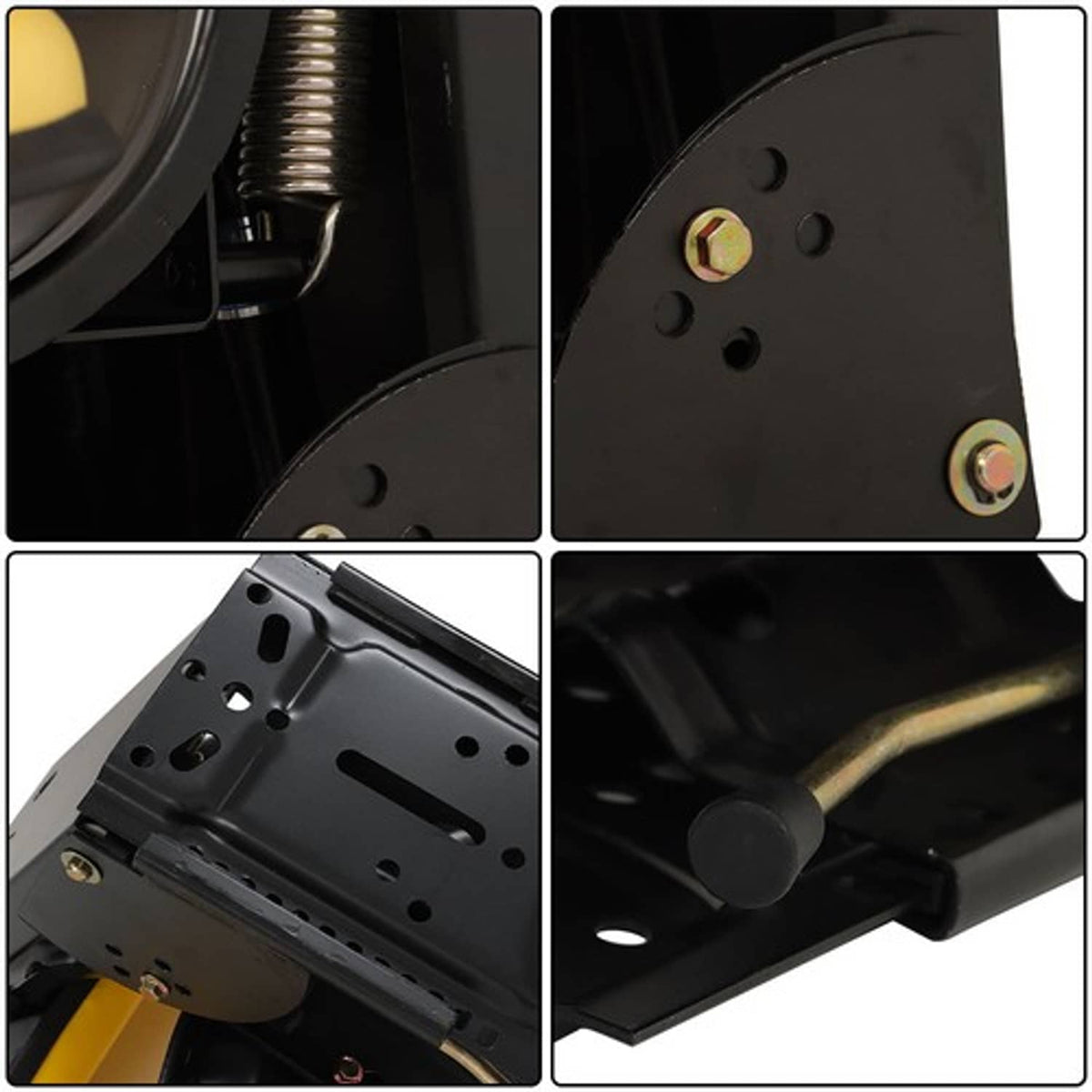 Solid Spare Universal Yellow Tractor Seat Wrap Around Style for John Deere & More