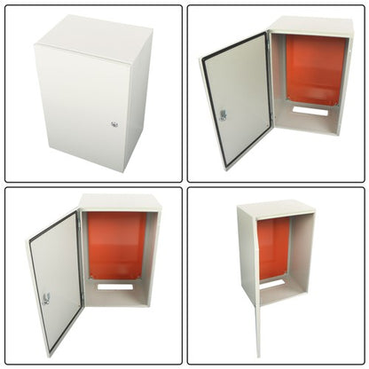 Solid Spare Steel Electrical Box 24x16x12'' Carbon Steel IP65 Electrical Enclosure Box