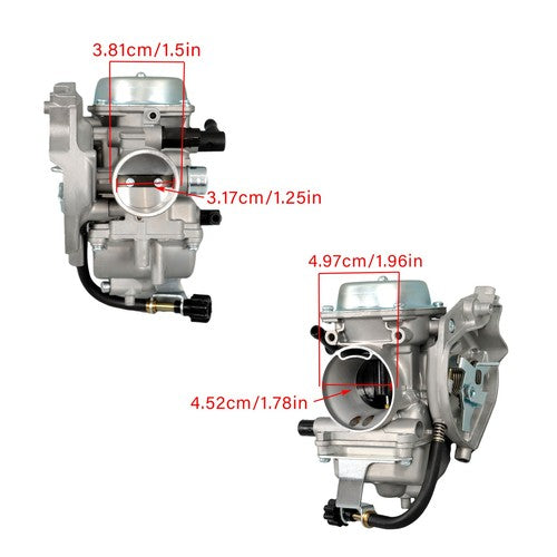 Solid Spare For Kawasaki KEF300A 1995-2000 KEF300B 2000-2003 Carburetor Kit