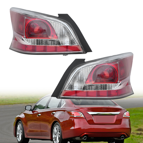 Pair Tail Lights Brake Lamp LH RH For 2013 2014 2015 Nissan Altima Sedan 4Dr