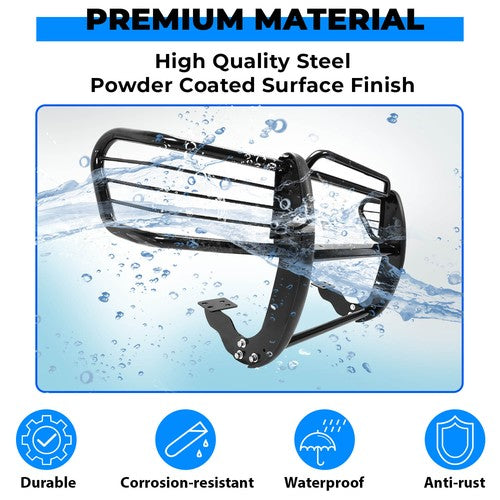 Solid Spare Brush Grille Guard Bumper Push Bar For Toyota 4 Runner 96-98 For Tacoma 98-00
