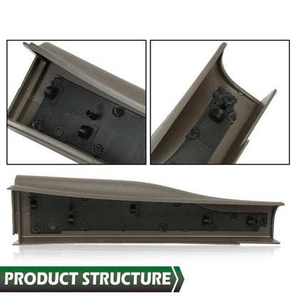 Solid Spare Fit For 2010-2016 Ford F250 F350 Flex Step Tailgate Molding Trim Cap Brown