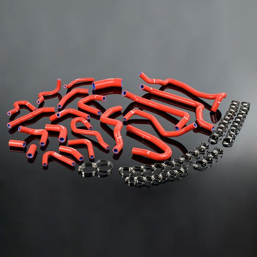 Solid Spare SILICONE RADIATOR HEATER HOSE CLAMP FIT FOR SILVIA 180SX 200SX S13 CA18DET 89-94