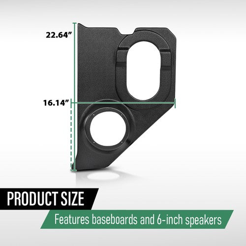 Solid Spare Interior Speaker Kick Panels Fit For 1960-1966 Chevrolet GMC C10 Pickup Suburban