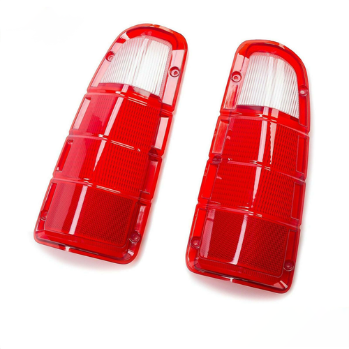 Solid Spare For 1972-1980 Dodge Truck / Plymouth Power Wagon Tail Light Lens Only Pair LH RH