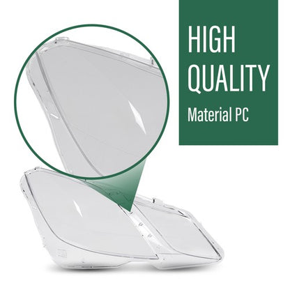 Solid Spare Fit For 2010-2013 Mercedes Benz E-Class W207 C207 E350 E500 Headlight Lens Cover