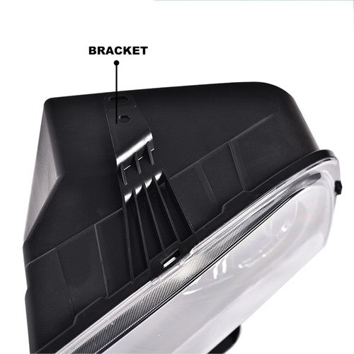 Solid Spare New Fit For 2005-2009 Ford Mustang Right Passenger Side Headlight Assembly Black