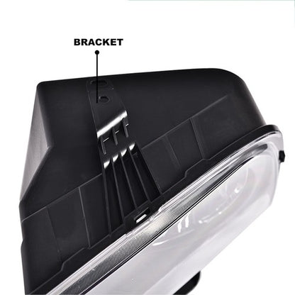 Solid Spare New Fit For 2005-2009 Ford Mustang Right Passenger Side Headlight Assembly Black