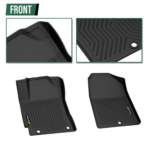 Solid Spare TPE Floor Mats Fit For 2017-2020 Hyundai Elantra All Weather Protection Liners