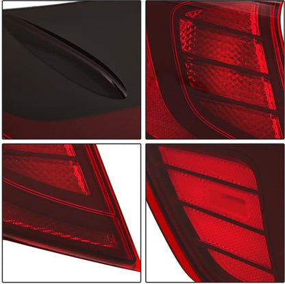 Solid Spare Fit For Hyundai Sonata 2020-2022 Red Left Driver Side Tail Light Brake Lamp LED