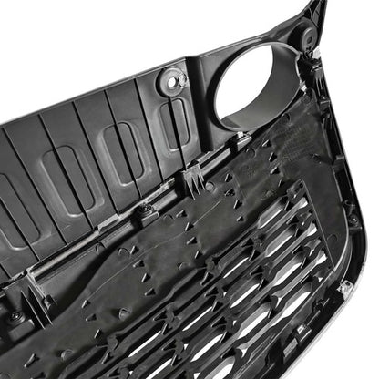 Front Bumper Upper Grille Black w/Chrome Trim For 14-15 Kia Sorento 2014 2015