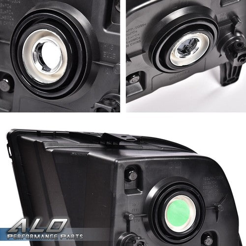 Solid Spare Fit For 2005-2009 Ford Mustang Left & Right Clear/Chrome Headlights Replacement