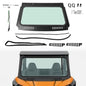 Solid Spare Front Windshield Glass Window w/Vent Wipers For Kawasaki Teryx KRX 1000 2020-26