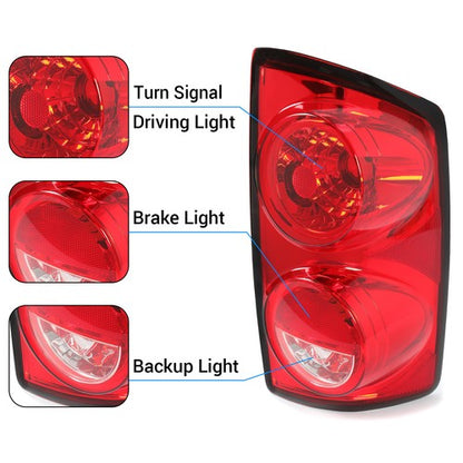 Solid Spare Tail Light For 2007-2008 Dodge Ram 1500 & 2007-2009 Ram 2500/3500 Passenger Side