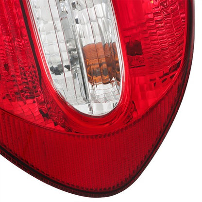 Solid Spare Tail Light Right Black+Pair Fog Lights Chrome For 2002-2004 Toyota Camry Clear