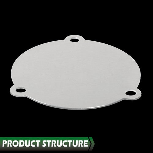 Solid Spare Aluminum Wiper Motor Delete Panel Fit For 1967 Camaro Firebird Gen F-Body