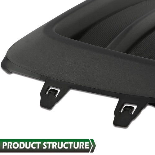 Solid Spare Front Bumper Insert Fog Light Cover Left+Right Fit For 2017-2022 Chevrolet Trax