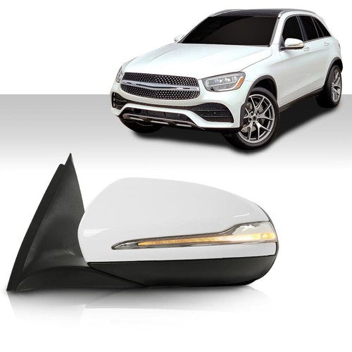 Solid Spare Left Side Mirror Blind Spot Fit For 16-21 Mercedes Benz X253 Class GLC300/350