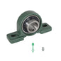 Solid Spare 2Piece UCP208-24 Solid Base Pillow Block Bearing 1-1/2 Bore Self Aligning 2 Bolt
