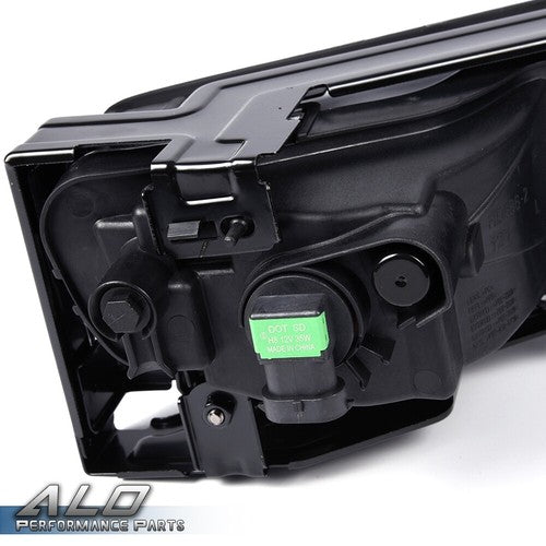 Solid Spare Fit For 2013-2015 Honda Accord Sedan Clear Fog Lights Lamps W/ Bulbs Left+Right