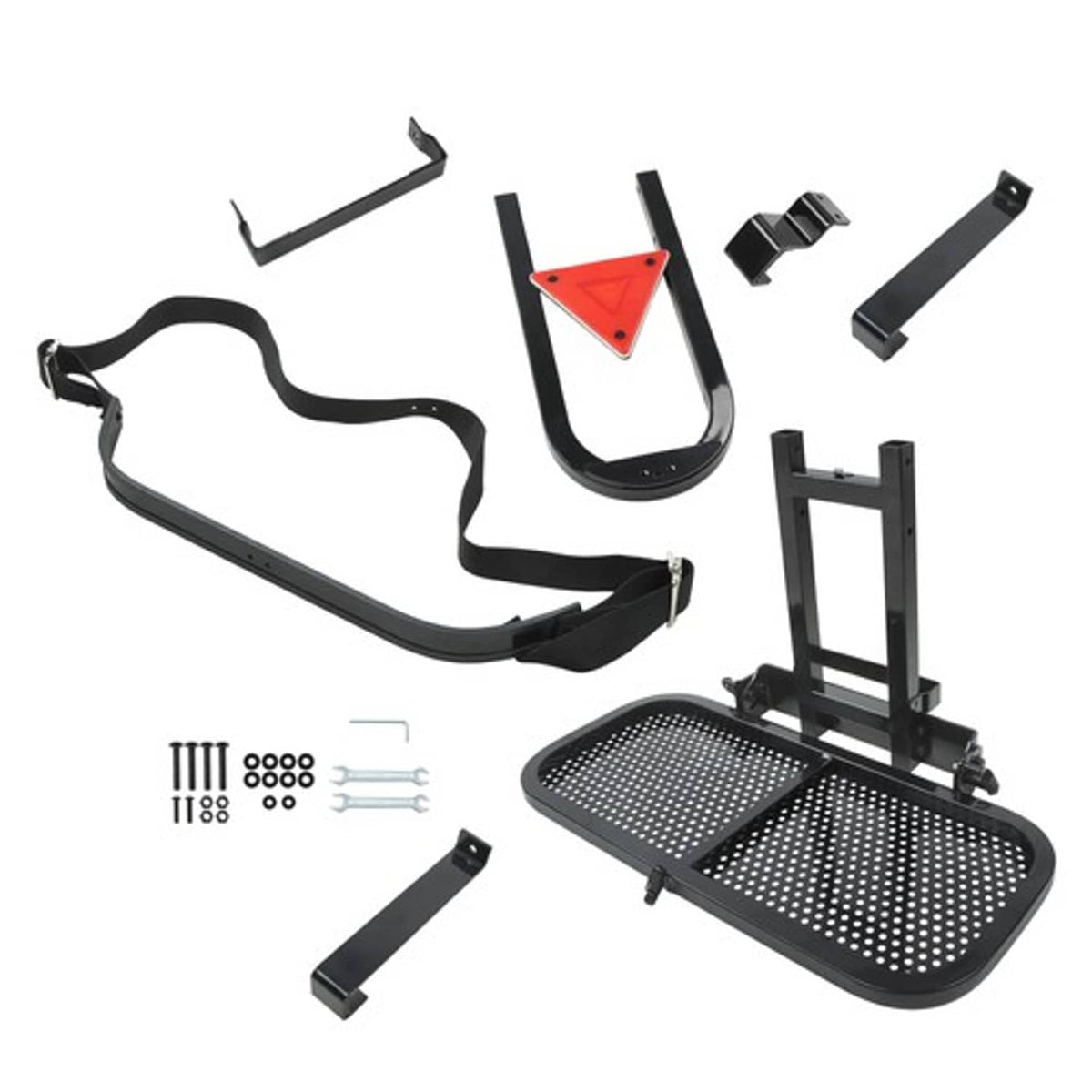 Solid Spare Upgraded Universal Golf Cart Rear Seat Bag Rack For EZGO Club Car Yamaha