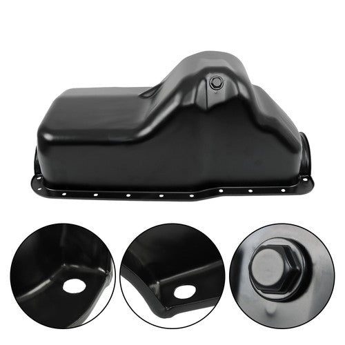 Solid Spare Durable For Ford F-250 F-150 1980 1981-1996 5.0L V8 264-002 1PC Engine Oil Pan