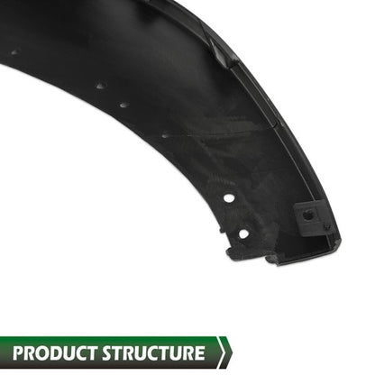 Solid Spare Fit For 2019-2025 Chevrolet Malibu Front Bumper Lower Lip Protector Black