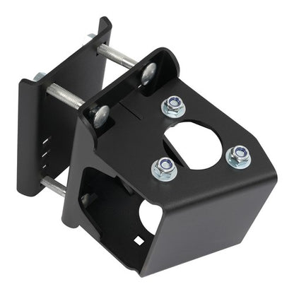 Solid Spare Trailer Tongue Jack Bolt-On Relocation for 3-Bolt/ A-Frame Tongue Jack Tailgate