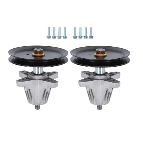 Solid Spare 2 × Spindle Assembly W/Bolt For MTD 918-04865A 918-04636A 918-04865 618-04636